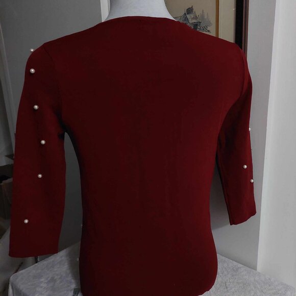 Brian Bailey Pearl Embellished Sweater ( S) and Skirt (xs) - Picture 4 of 7